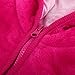 XWDA Baby Girl' Solid Micro Fleece Jacket with Lined Hood (12-18 Months,Pink)
