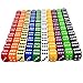 AOQING 6-Sided Dice Games Set - 100 Pieces Multi-Color Dices Come in 5/8inch Standard Dice Size and 10 Colors, 10 of Each Color, Great for Tenzies Dice Game or Math Games