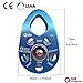 GM CLIMBING Swing Cheek Micro Pulley 30kN Ball Bearing CE UIAA Certified Blue One Unit