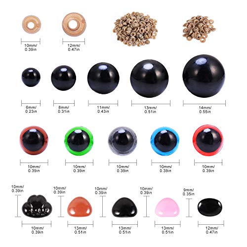 2 Plastic+Washers+Amigurumi+Crochet+Assorted