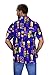 V.H.O Funky Hawaiian Shirt, Beerbottlepurple, L