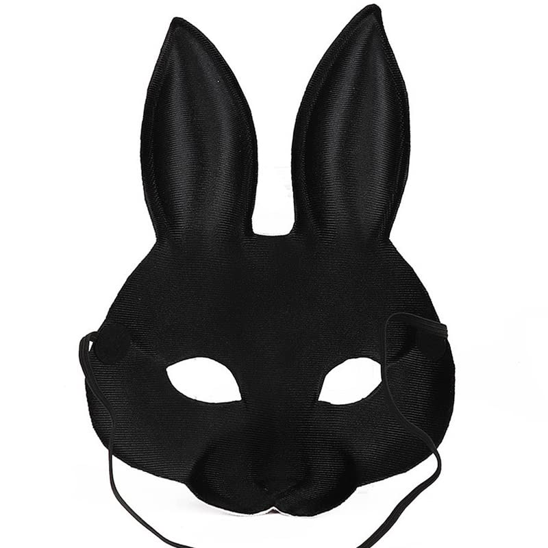Alodidae Bunny Mask Animal Half Face Rabbit Ear Mask for Easter