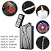 Electronic Cigarette Lighter Dual Arc Plasma Lighter Rechargeable Windproof Flameless Electric USB Lighter for Cigarette,Candle (Black Line)