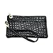 sunyou Women's Fashion Leather Wristlet Card Cell Phone Handbag