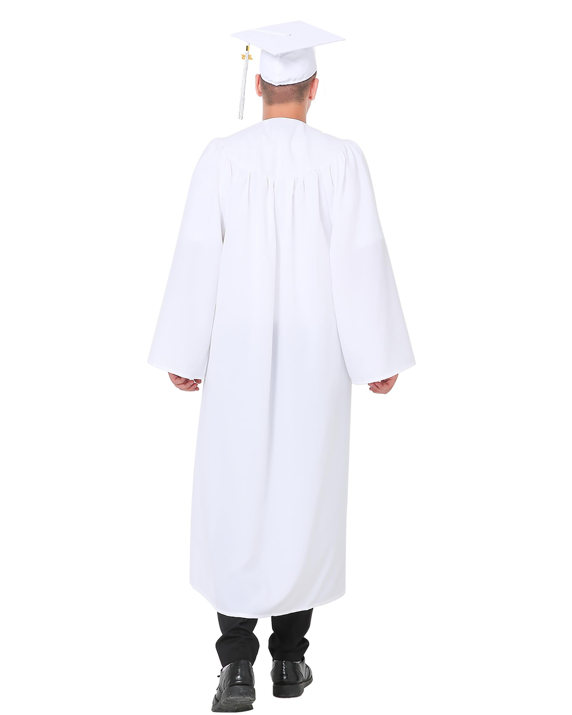 GraduationMall Matte Graduation Gown Cap Tassel Set 2025 For High ...