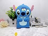 Galaxy Note 5 Case Cover ,Stingna 3D Blue Stitch &Lilo Soft Silicone Case Cover For Samsung Galaxy Note 5 N920C + Free Gift