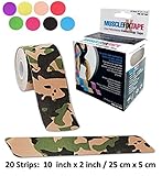 Camouflage Kinesiotaping application book football martial arts kick boxing karate taekwondo aikido lymphedema fibromyalgia sclerosis brace lumbar neuromuscular Spasm Cramp Bruise Contusion band camo