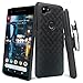 Google Pixel 2 XL Case, Swivel Slim Belt Clip Holster Protective Case, Defender Cover with Swivel Locking Belt Clip [Kickstand] for Google Pixel 2 XL (Holster Shell Combo) - Black