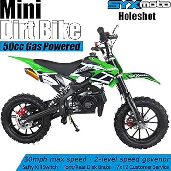 Amazon.com: SYX MOTO Kids Mini Dirt Bike Gas Power 2-Stroke 50cc