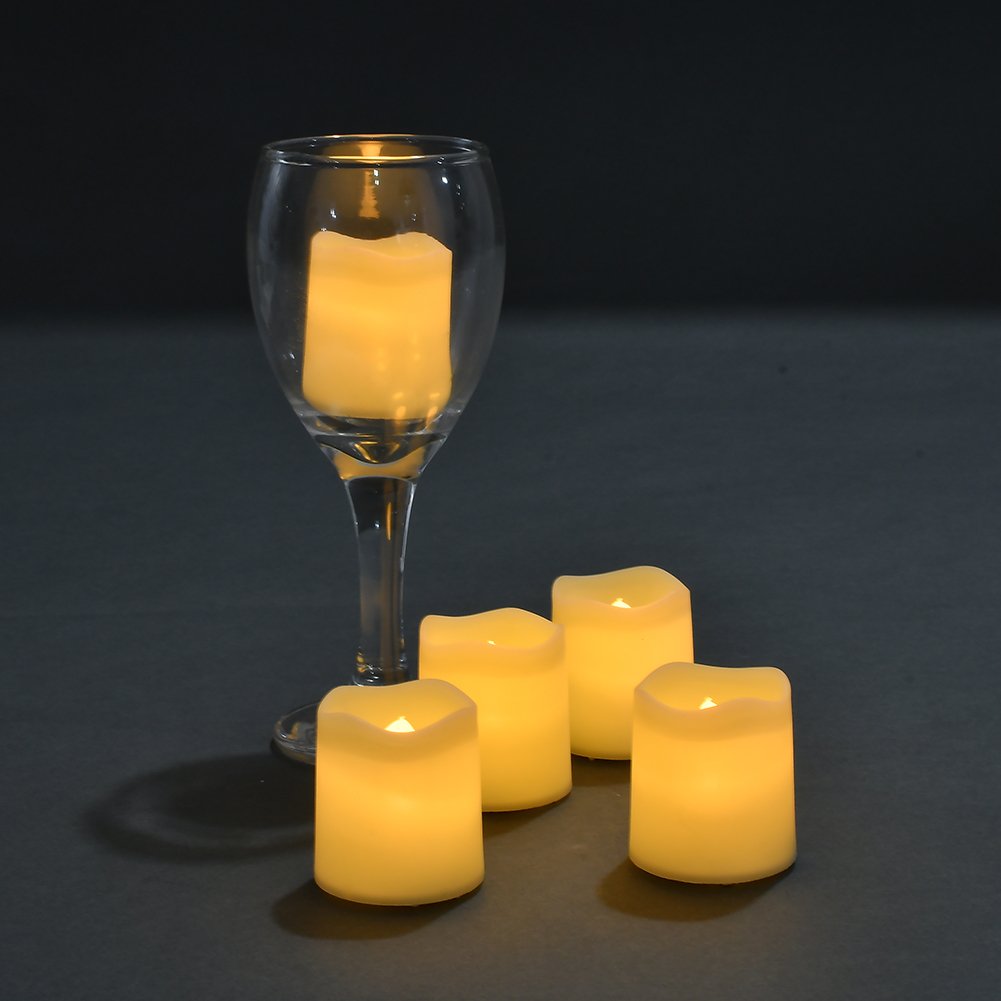 12pcs Flameless Votive Candles Flameless LED Votive Candles,Tea Lights
