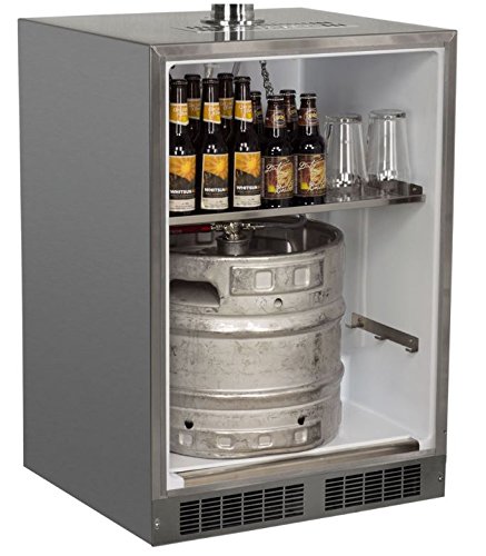 image for Marvel MO24BTSMRS Outdoor Mobile Beer Dispenser, Twin Tap, Solid Door,