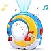 AIVN Baby Sleep Soother with 16 Musical Lullaby Sound Machine & Night Light & Projector &Baby Gifts