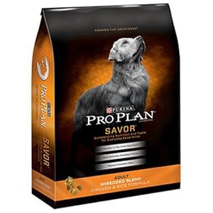 Purina Pro Plan Savor Adult Shredded Blend Chicken & Rice Formula Dog Food - (1) 35 lb. Bag Purina Pro Plan Savor Adult Shredded Blend Chicken & Rice Formula Dog Food - (1) 35 lb. Bag