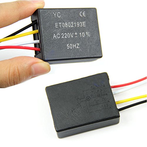 Shopline AC 220V One Way On/Off Touch Control, Table Light Parts Accessories Sensor Dimmer Bulb Lamp Switch