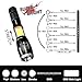 Aukelly LED Flashlight Rechargeable Flashlights High Lumens,Tactical COB Flashlight LED,Zoomable,6 Modes,Handheld USB Flashlight Altra Bright Handheld Flashlight For Camping,Emergency,with 18650 Batt