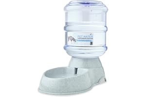 Noa Store - Automatic Cat Feeder and Dog Water Bowl Dispenser - 1 and 3 Gallon Pet Water Dispenser and Feeder - H20, Self-Filling, Small and Large Dog Feeder and Cat Water Bowl - Pet Feeding Station