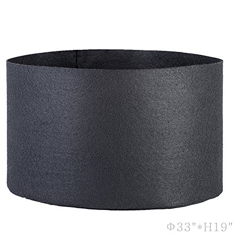 Oppolite Fabric Grow Pot 1 2 3 5 7 10 15 20 25 30 45 65 100Galen 3/6/12/24-pack Grow Bags Fabric Aeration Plant Pots Container (3, 65 Gallon W/No Handles)