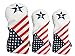 USA 1 3 X Golf Headcover Patriot Vintage Retro Patriotic Driver Fairway Wood Head Cover