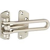 National Hardware V804 Door Security Guard in Satin Nickel