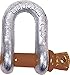 Titan 10319066, D Type Anchor Shackle 1/2-Inch Hot Dip Galvanized with Screw Pin, 2 Ton WLL