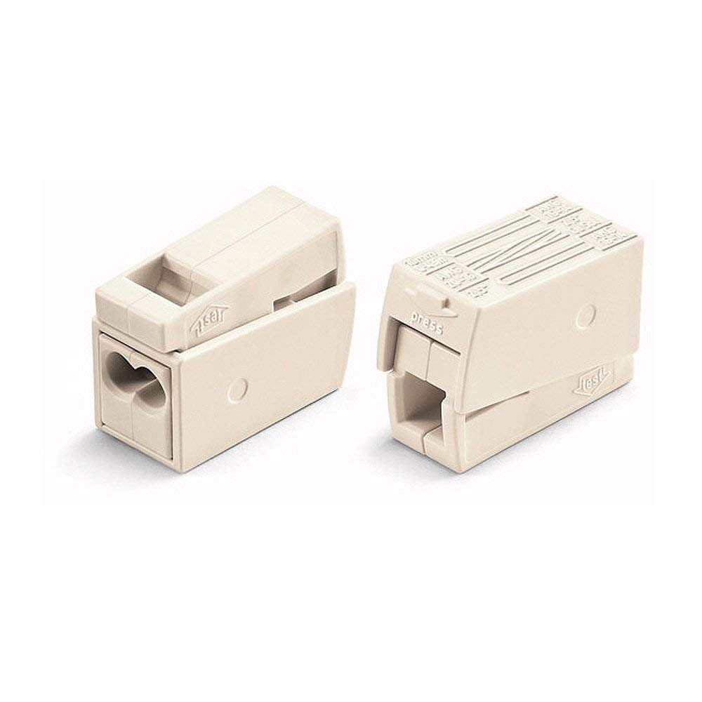 WAGO 224-112 Pluggable Terminal Block, 1 Ways, 300 V, 20 A, 18 AWG, 16 AWG (50 pieces)