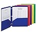 Smead Poly Snap-in Two-Pocket Folder, Letter Size, Assorted Colors, 10 per Pack (87939)
