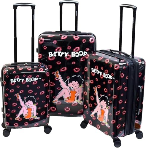 Amazon.com | Betty Boop-themed hard luggage set. Carry-on, medium