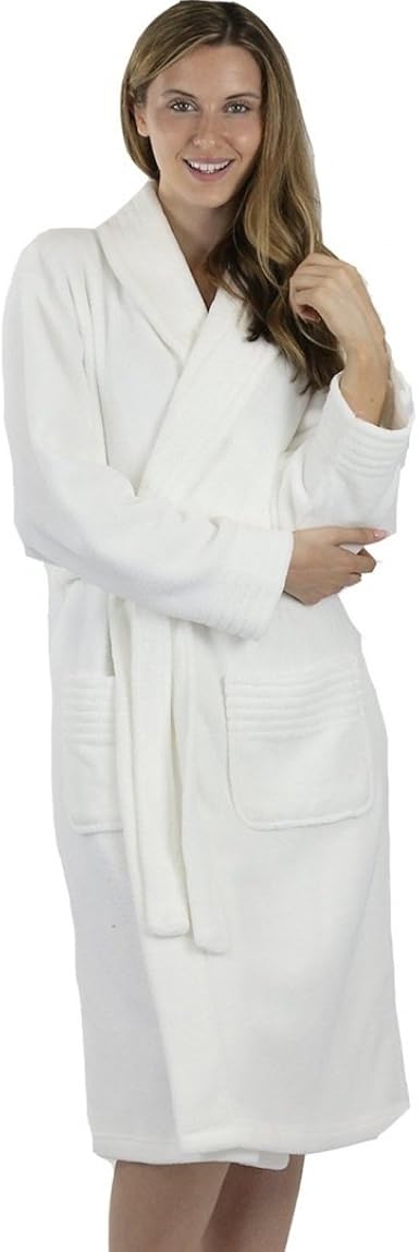 bademantel aus fleece damen