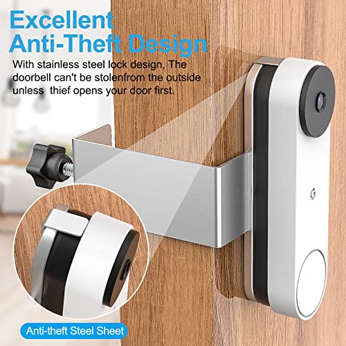 YOMIGA AntiTheft Doorbell Mount for Google Nest Doorbell (Battery), No