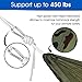 Yes4All Lightweight Double Camping Hammock with Carry Bag – Nylon Parachute Hammock / Lightweight Portable Hammock for Camping, Hiking (Camouflage)
