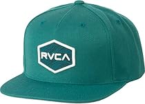 RVCA Commonwealth Snapback Ii Hat Dark Teal One Size