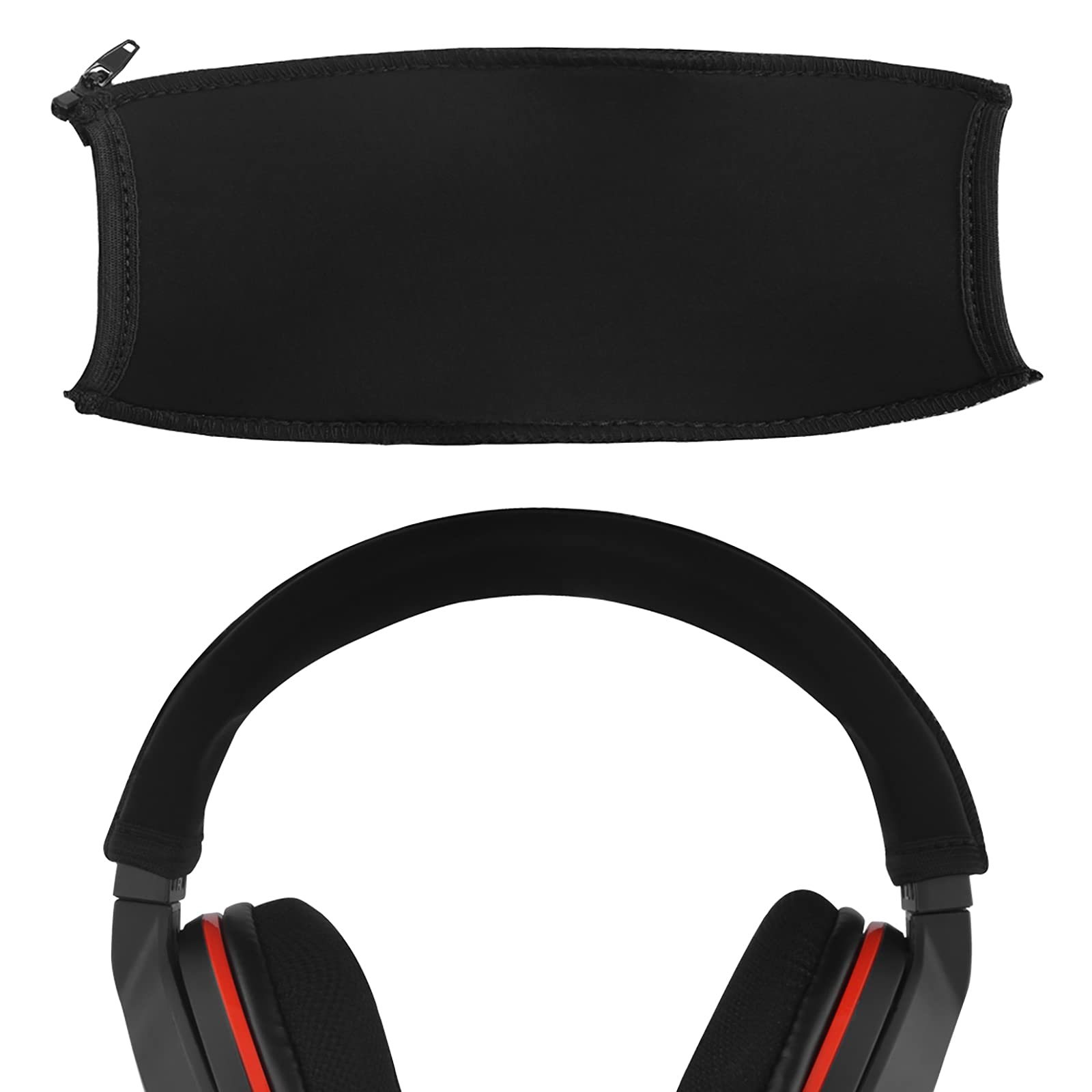 Geekria Headband Cover Compatible with Turtle Beach ELITE PRO, Ear Force Stealth 600, Stealth 700 Gaming Headphones, Replacement Repair Part, Easy DIY Installation