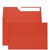 Red A4 Envelopes Self Seal Goefun 100 Pack, 4.25 x 6.25, 120 GSM | Printable Invitation Envelopes for 4x6 Cards, Photos, Invitations, Weddings, Graduation, Baby Shower, and Various Holidays
