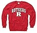 Rutgers Scarlet Knights Adult Arch & Logo Gameday Crewneck Sweatshirt - Red ,