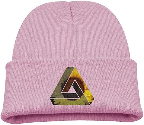 CHIDAE Triangle Sunflower Toddler Winter Hats Woolen Cap