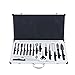 YaeKoo 18PCS Culinary Fruit Vegetable Carving Tool Set Kitchen Food Cake Carving Peeling Tool Kit with Portable Carrying Case
