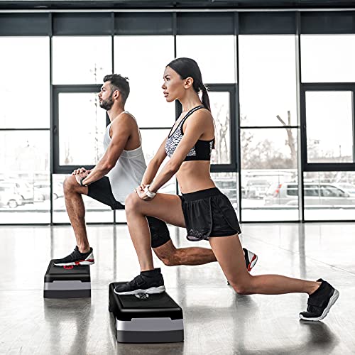PITHAGE Step Up Exercise Platform Adjustable Step Platforms for Workout