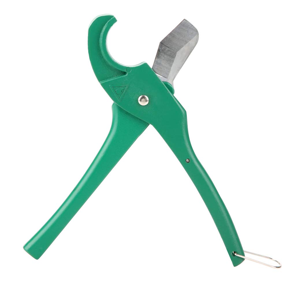 PVC Pipe and Tube Cutter, Aluminium Alloy Body Ratcheting Hose Cutter Plumbing Tube Cutter High Precision