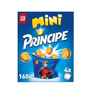 Galletas Lu Príncipe Mini Rellena De Chocolate Pack 4 Bolsas 160 gr