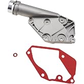 Car Aluminum Thermostat Housing Cover Assembly Kit Engine Coolant Water Flange Pump Outlet fit for Audi A4 A5 A6 A7 Q5 3.2L 2.5L 06E121168 06E121161T