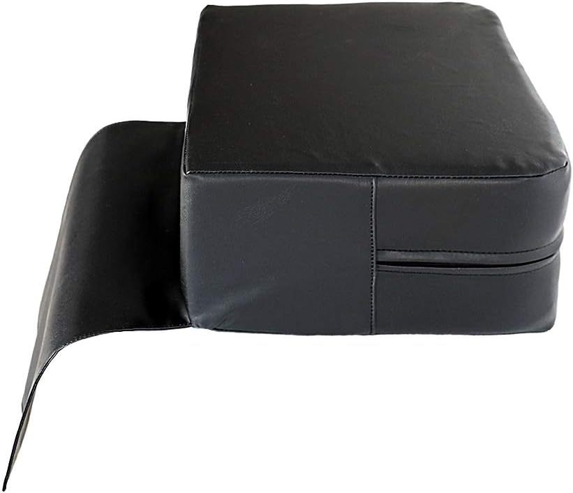 Salon Beauty Spa Equipment Styling Barber Chair Child Booster Seat, Black Leather Highchairs Auxiliary Heightening Seats，for Baby & Kids Hair Cutting: Kitchen & Dining