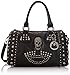 MG Collection Howea Gothic Studded Doctor Shoulder Bag