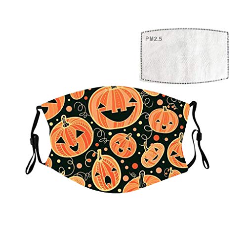 BCDJ Reusable Christmas Color Face Bandanas with Elastic Strap Earloops Balaclava Colors M, Washabl