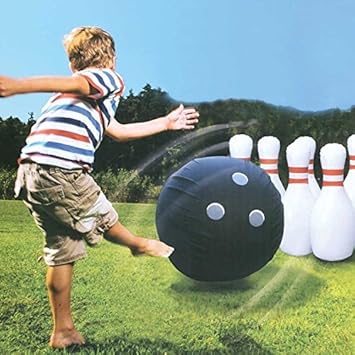 etna giant inflatable bowling set