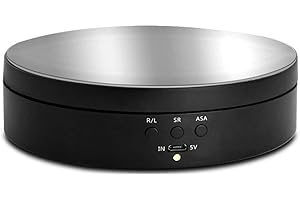 Motorized Rotating Display Stand, 360 Degree Electric Rotating Turntable Display Stand Motorized Turntable Stand for Photogra