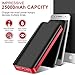 Power Bank 25000mAh LBell Portable Phone Charger External Battery High Capacity with Dual Output Port Emergency LED Flashlight Compatible for iPhone iPad Samsung Huawei Android Tablet PSP Camera