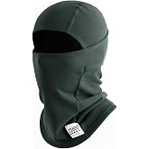 Zylioo XXL Balaclava Ski Mask for Big Heads, Thin Fleece Face Cover | Roomy Winter Fit-Thin plush lining keeps larger head shapes warm without bulk or tight forehead pressure.