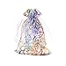 BoNaYuanDa 50pcs Coralline Organza Jewelry bags Candy Pouch Party Wedding Favor Gift Bag 2 Colors
