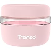 Tronco 16 oz Glass Food Storage Containers with Lids, Airtight, Leak & Spill Proof Glass Lunch Bowls for Meal Prep, Salad, Yogurt, Soup & Stew, Microwave & Dishwasher Safe, BPA-Free, Set of 1
