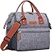 WiseLife Lunch Box Insulated Lunch Bag for Women Adult Waterproof Leakproof Lunch Tote Large Picnic Bag with Shoulder Strap and Net Pockets for Water Bottle Thermal Lunch Cooler Bag for Work School